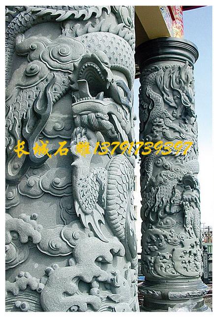 龍柱雕刻,盤龍柱,龍柱石雕,廣場(chǎng)龍柱,寺院龍柱