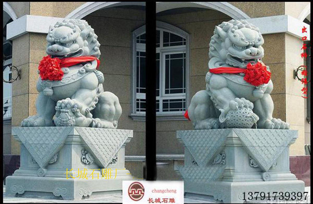 石獅子也叫做石雕獅子