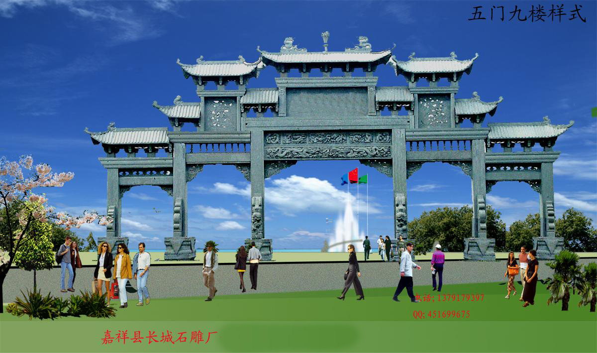 石牌樓，牌坊，牌樓石雕