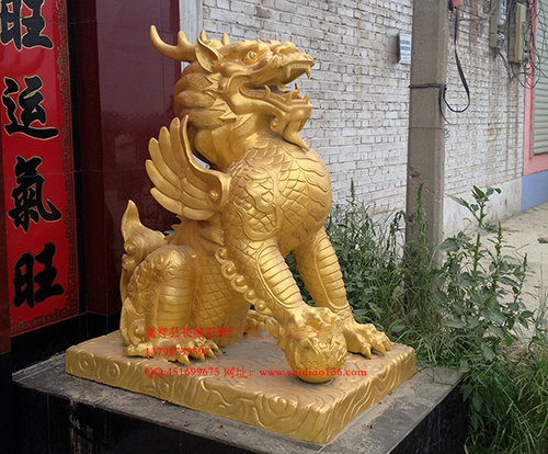家門口為什么要放置麒麟石雕呢