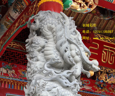 龍柱石雕圖片的作用主要是什么
