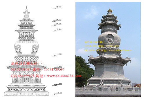  石雕佛塔_石塔_寶塔是怎么分類的