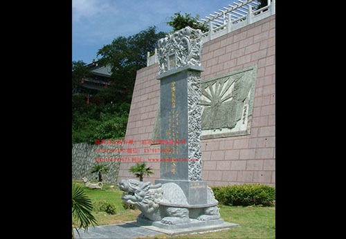石碑雕刻現(xiàn)代寺院中的精品之作