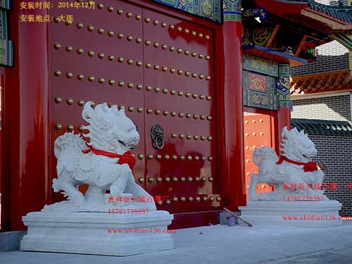 解析石雕麒麟擺放事項(xiàng)