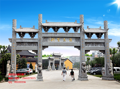 石頭門樓的設(shè)計(jì)藝術(shù)