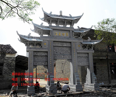 石雕牌坊價(jià)格主要有哪些影響呢
