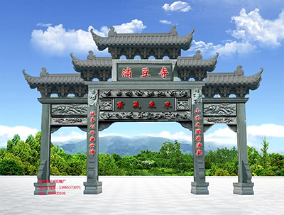 石牌坊雕刻工藝