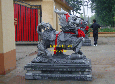 石雕麒麟在風(fēng)水當(dāng)中的吉祥作用