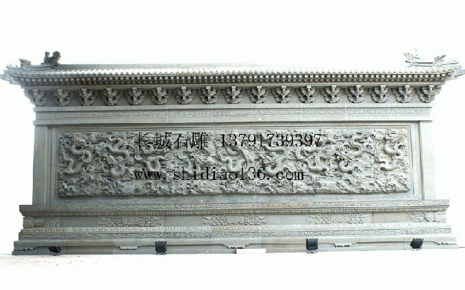 浮雕九龍壁，無(wú)言的一份述說(shuō)