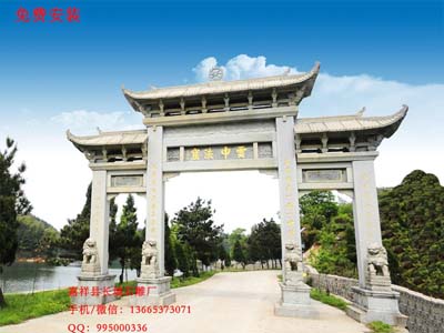 石牌樓制作的藝術(shù)魅力