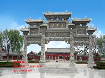 石頭大門石牌坊為什么是標志性建筑