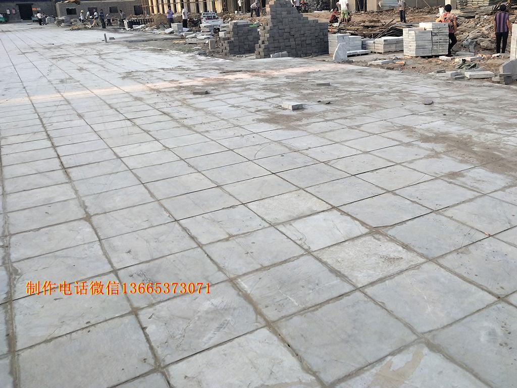 青石板鋪裝施工圖片